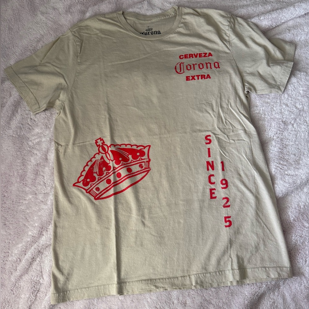 tan corona tee